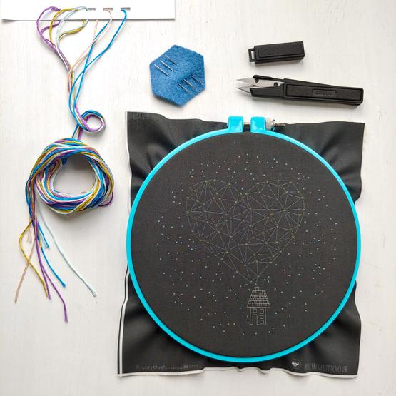 Stargazing - Cozyblue Handmade Embroidery Kit