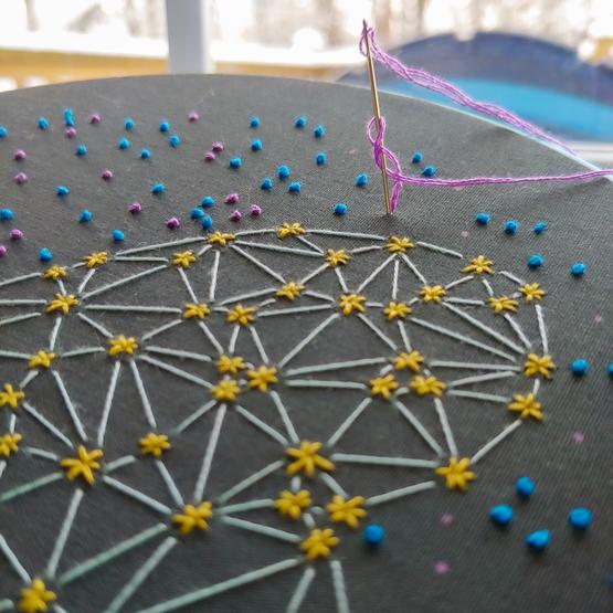 Stargazing - Cozyblue Handmade Embroidery Kit