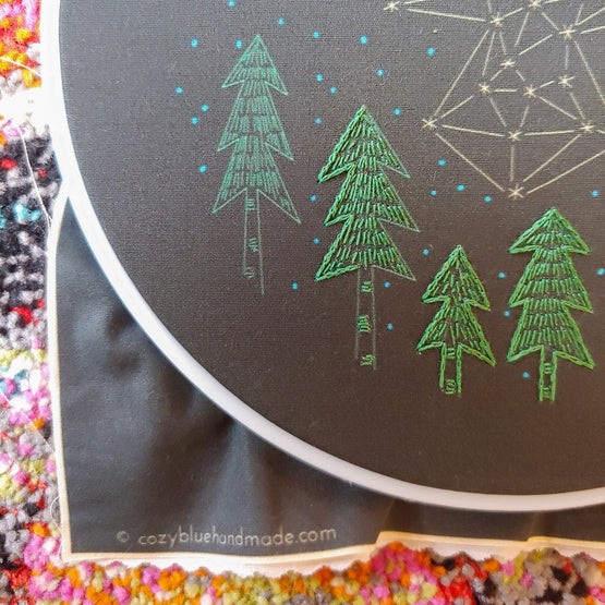The Crow - Cozyblue Handmade Embroidery Kit