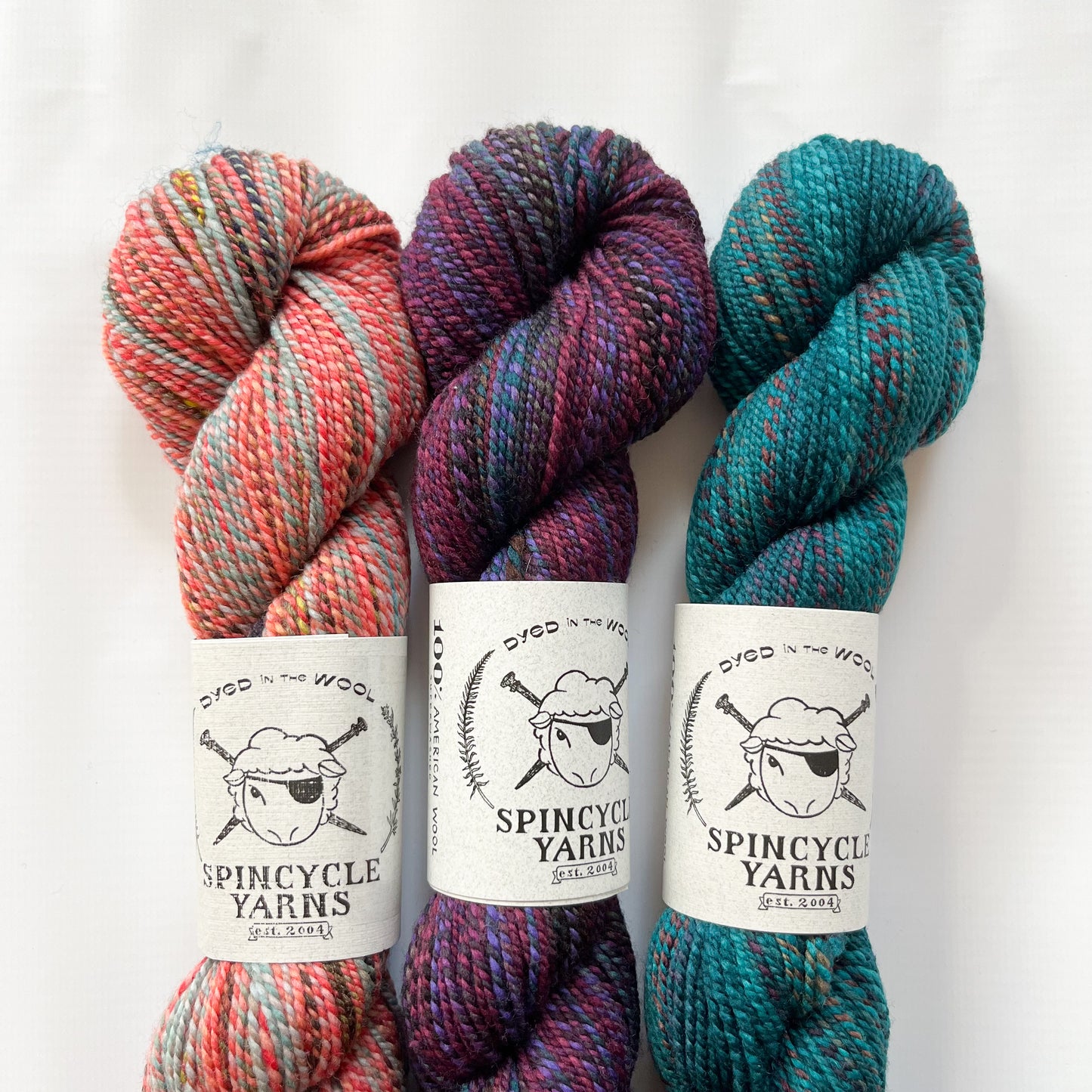 Shift Cowl Kits in Assorted Colors with Spincycle Dyed in the Wool