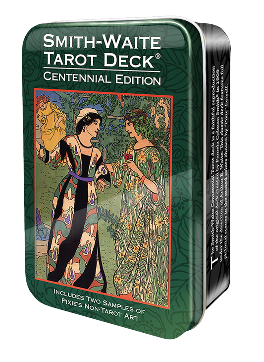 Smith-Waite Centennial Tarot Deck in a Tin (Pocket Sized)