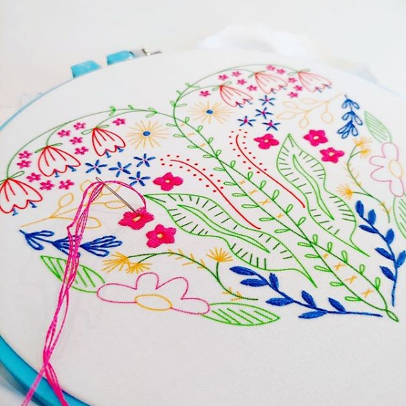 Full Heart - Cozyblue Handmade Embroidery Kit