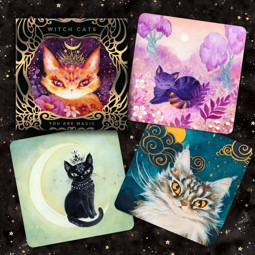 Witch Cats Oracle Deck by Nicole Piar