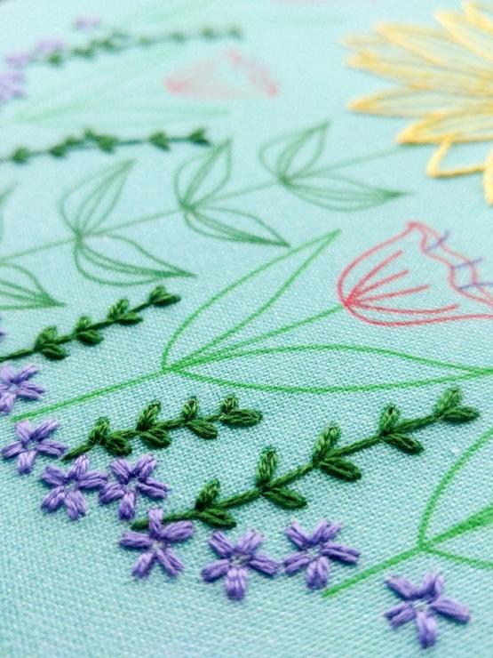 Summer Garden - Cozyblue Handmade Embroidery Kit