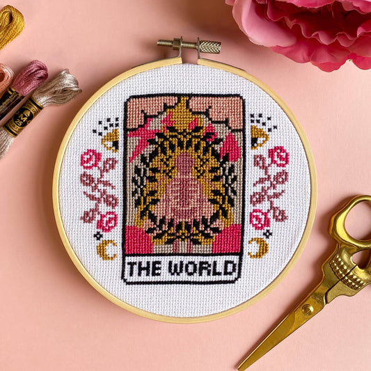 The World Tarot Card Cross Stitch Kit