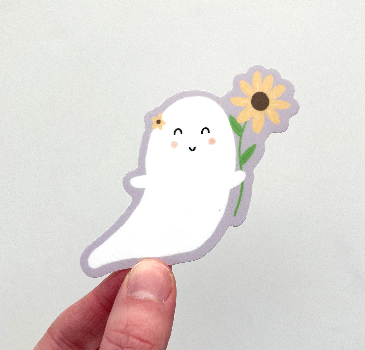 Sunflower Ghost Sticker