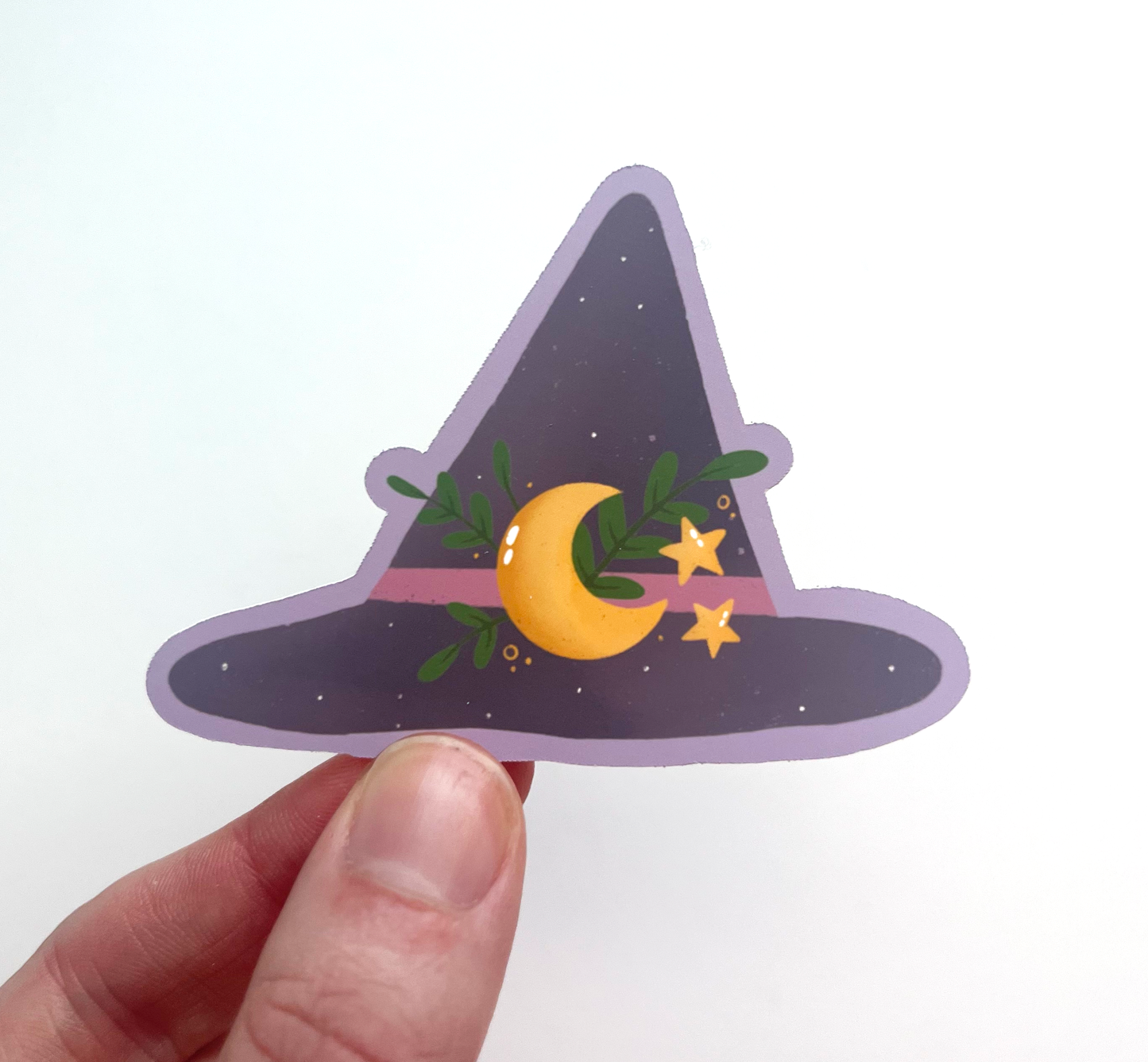 Cosmic Witch Hat Sticker