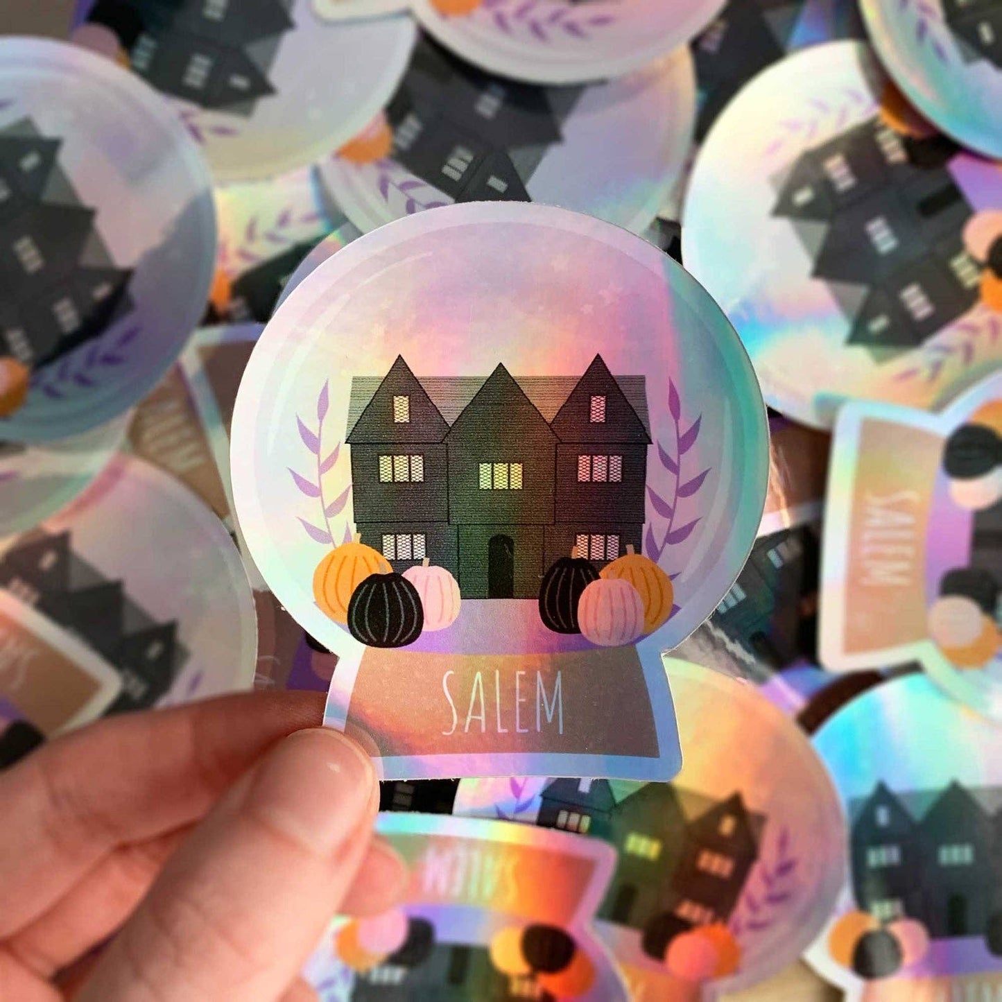 Witch House Holographic Sticker
