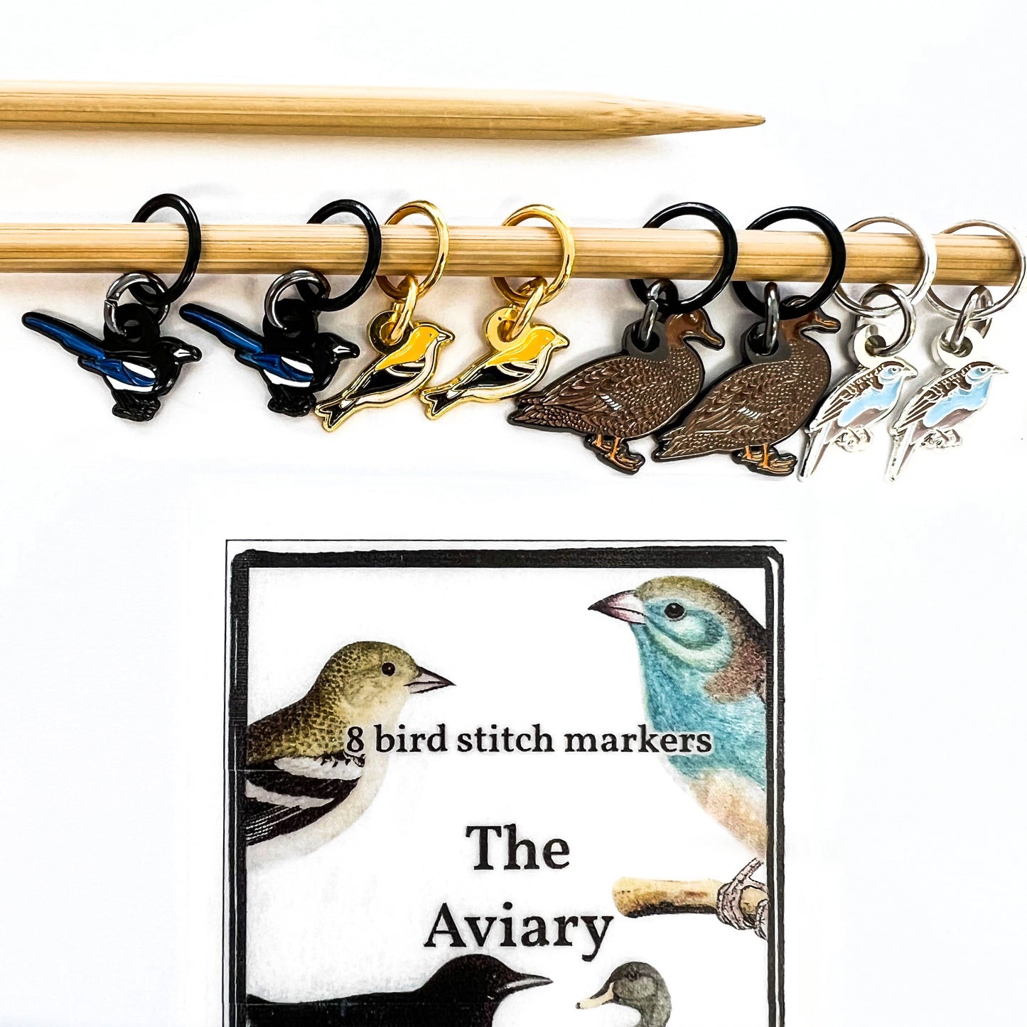 Aviary Stitch Markers - Bird Stitch Markers