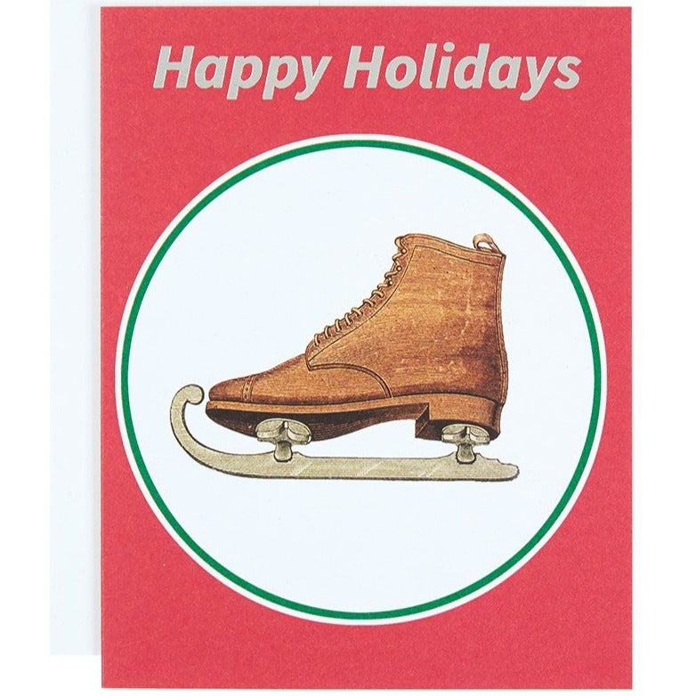 Figure Skate Greeting Card