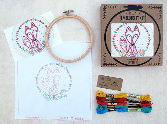 Lunar Blossom - Cozyblue Handmade Embroidery Kit