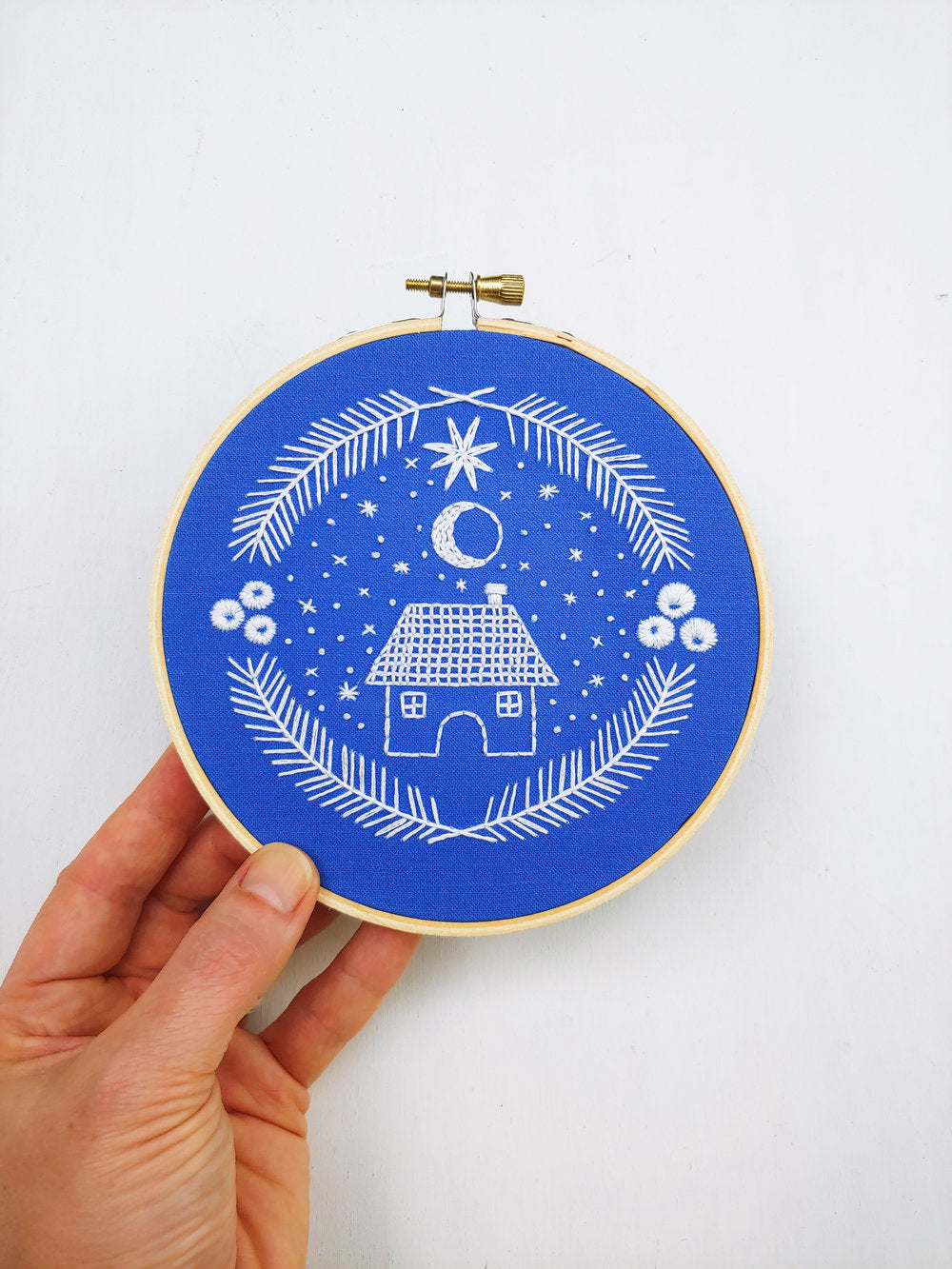 Holiday Home - Cozyblue Handmade Embroidery Kit