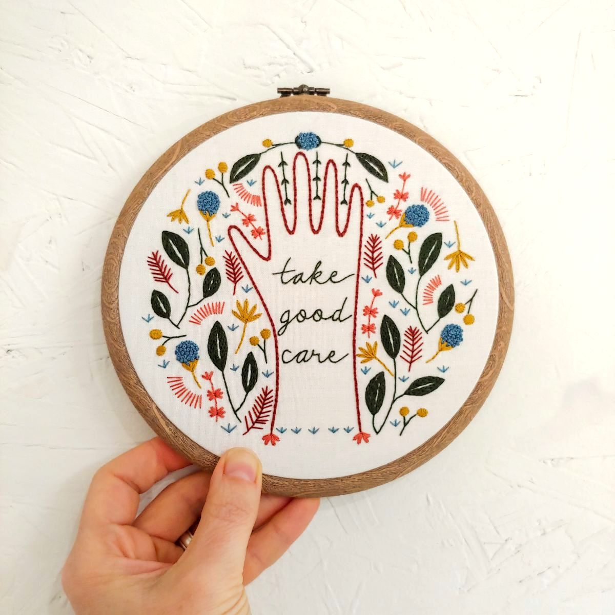 Take Good Care - Cozyblue Handmade Embroidery Kit